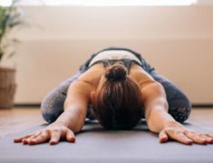 A Woman Doing Exercise To Get Rid of Lower Back Pain.