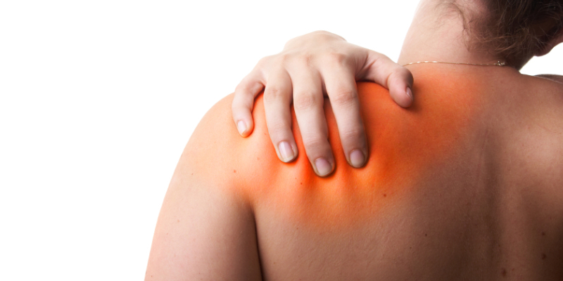 A Person Suffering With Back Shoulder Pain
