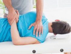 A Woman During Her Physiotherapy Session.