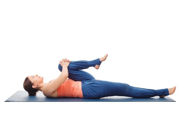 A Woman Doing Physiotherapy Exercises 