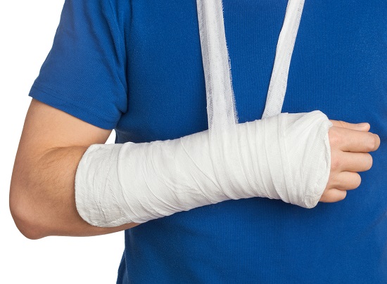 A Person With Injured Hand.